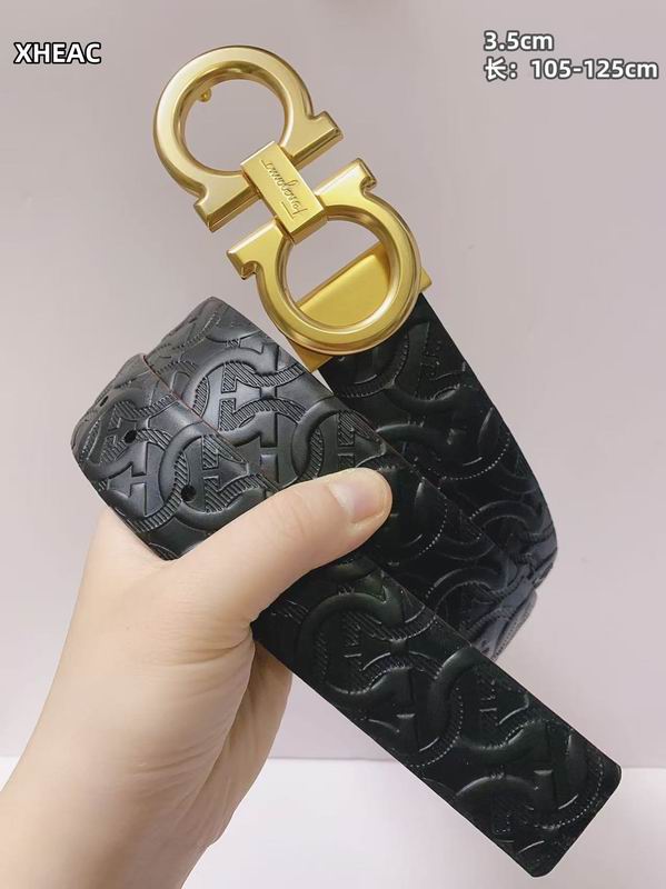 Ferragamo belt 35mmX105-125cm 8L88